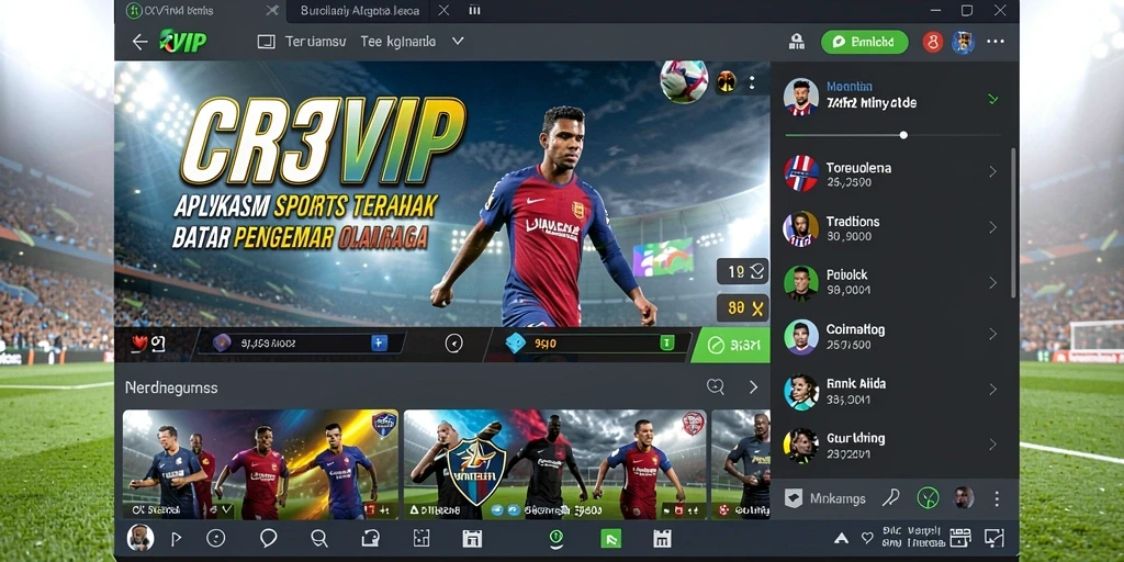 Gambar menunjukkan tampilan gameplay Sportsbook CR7VIP yang menarik dan interaktif.
