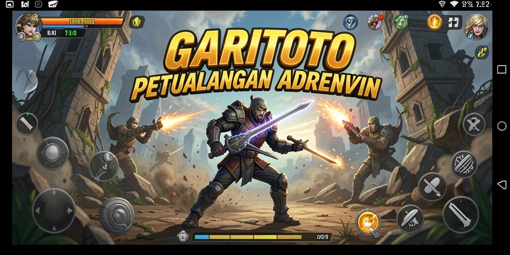 Tampilan gameplay GARITOTO yang penuh aksi dan seru.