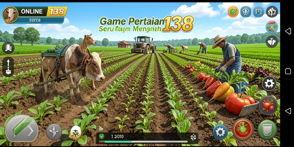 Gameplay <strong>ONLINE138</strong> menghadirkan keseruan bertani yang interaktif dan menyenangkan.