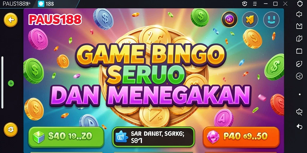 Screenshot PAUS188 menampilkan gameplay Bingo yang mendebarkan.
