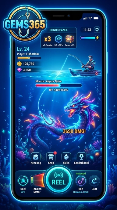 Screenshot aplikasi gems365 memperlihatkan kategori aplikasi yang beragam.